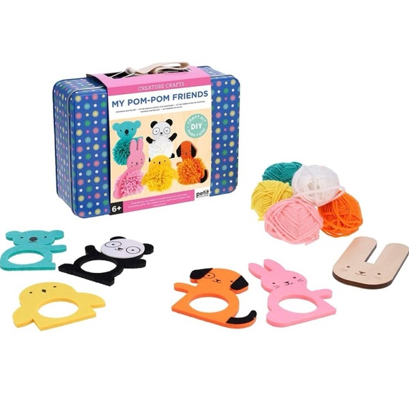 Petit Collage My Pompom Friends Craft Kit - Picture 2 of 5